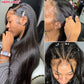 13x6 Lace Front Human Hair Wigs For Black Women 150% Density Brazilian Straight Hair Lace Frontal Wigs With Baby Hair Remy Hair
