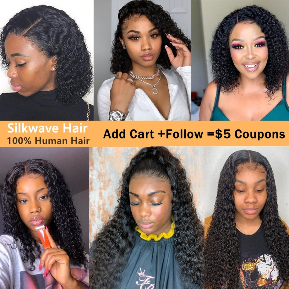 Deep Wave Frontal Wig HD Lace Front Human Hair Wigs For Women Curly Human Hair Wig PrePlucked Brazilian Wet And Wavy Wig 30Inch
