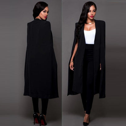Women's Business Coat Long Cardigan Casual Outerwear