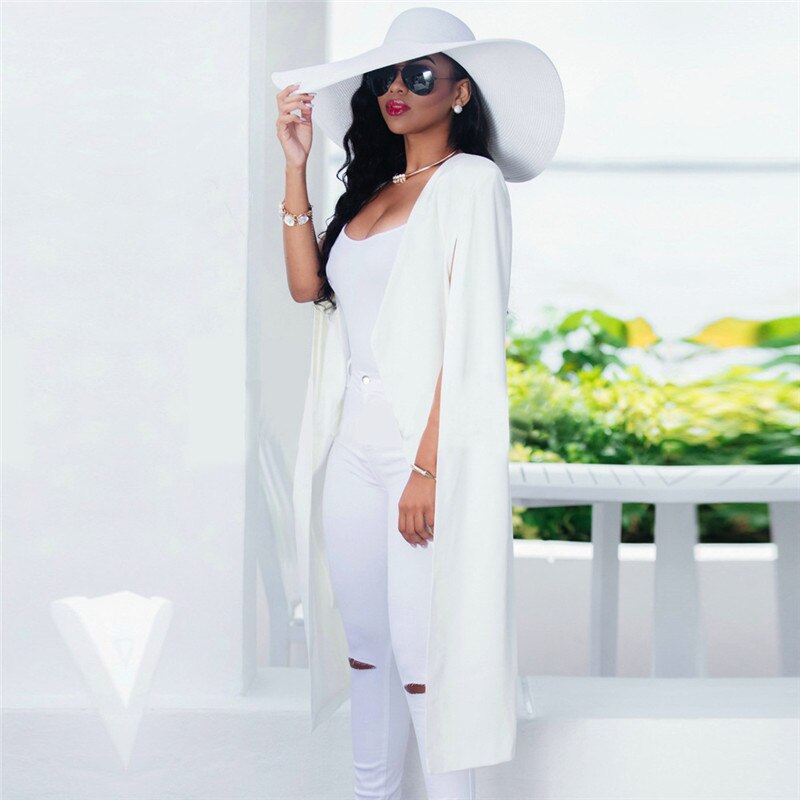 Women's Business Coat Long Cardigan Casual Outerwear