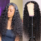 Deep Wave Frontal Wig HD Lace Front Human Hair Wigs For Women Curly Human Hair Wig PrePlucked Brazilian Wet And Wavy Wig 30Inch