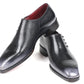 Paul Parkman Side Lace Oxfords Gray Burnished (ID#857F25)