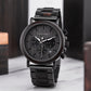 BOBO BIRD Wood Men's Stylish Chronograph Military Watches Timepieces in Wooden Gift Box