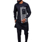 African  Men's Dashiki Long Sleeve 2 Piece Set Traditional Africa Clothing Striped Men's Suit Male Shirt Pants Suits